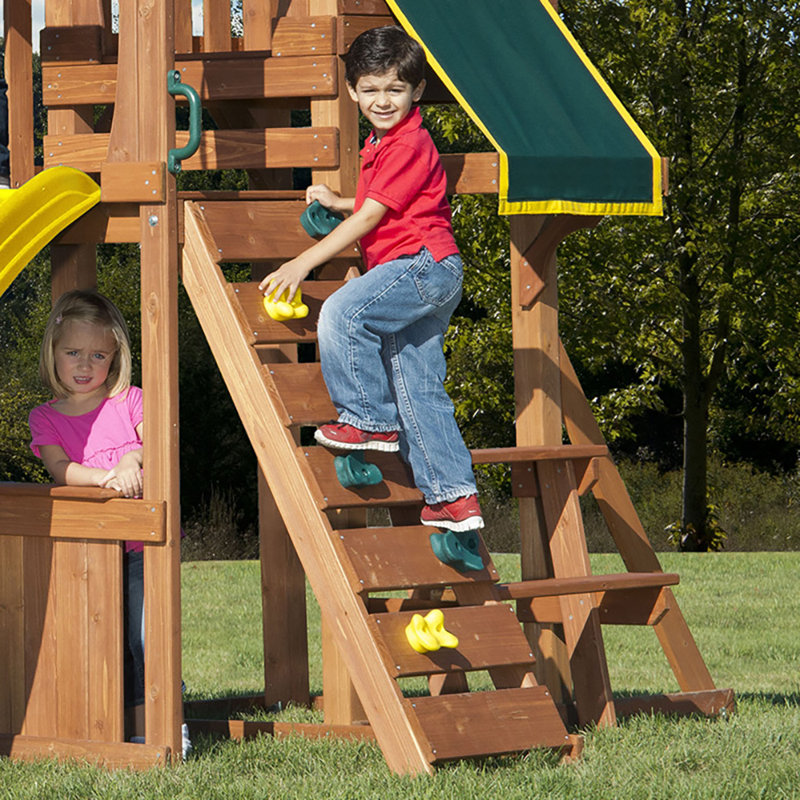 SwingnSlide Jamboree Fort Play Swing Set & Reviews Wayfair
